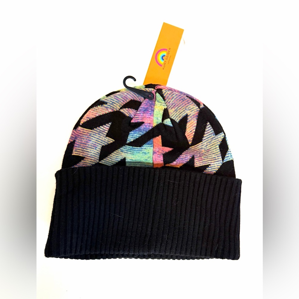 Kurt Geiger Multicolor Patterned houndstooth bean… - image 3